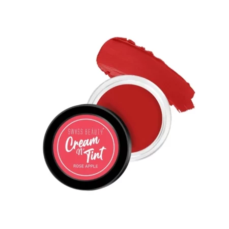 Swiss Beauty Lip, Cheek And Eyeshadow Tint With Goodness Of Vitamin E And Olive Oil | Natural Flushing Glow | Long Lasting Nourishment | Sls & Paraben Free | Shade - Rose Apple, 8Gm