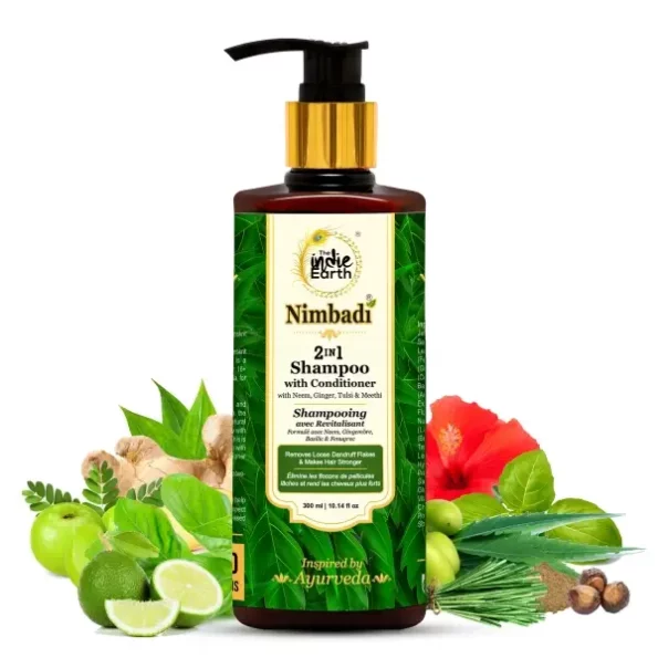 The Indie Earth Nimbadi 2-in-1 Shampoo with Conditioner, 300 ml, Herbkart8t781zYBWmLkjL.webp, Herbkart8t781zYBWmLkjL