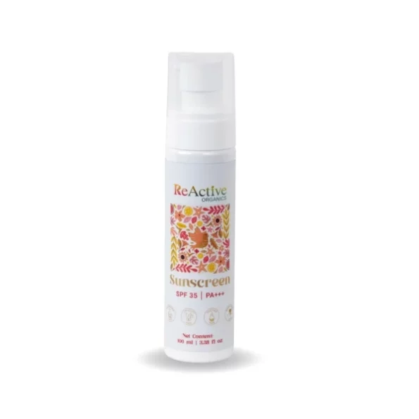 ReActive Organics Glow Sunscreen SPF 35 & PA+++, 100 ml, Herbkart8t761AigmJZsVL.webp, Herbkart8t761AigmJZsVL