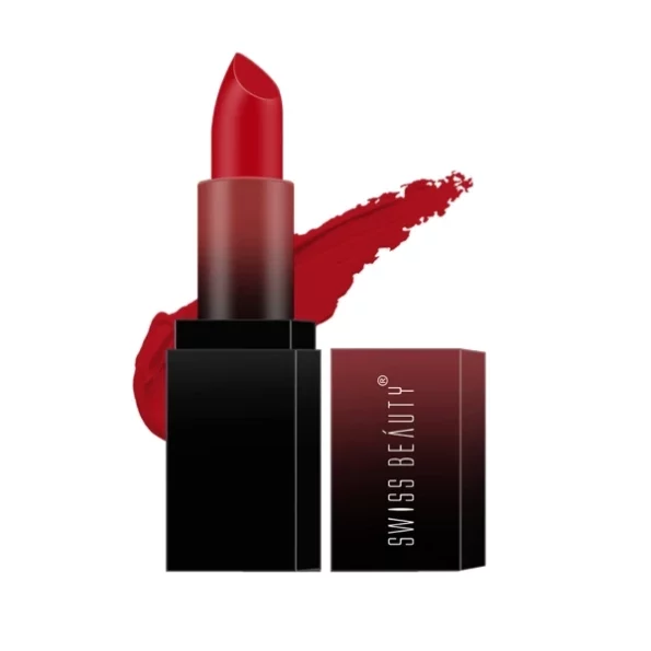 Swiss Beauty Hd Matte Pigmented Smudge Proof Lipstick, Red Letter, 3.4g, Herbkart8t751P1s6yer9L.webp, Herbkart8t751P1s6yer9L