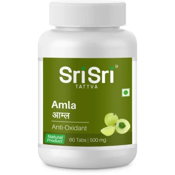 Sri Sri TATTVA shuddhta ka naam Amla - Anti Oxidant, 60 Tabs, 500Mg, Herbkart8t7517MGCOGfyL.webp, Herbkart8t7517MGCOGfyL