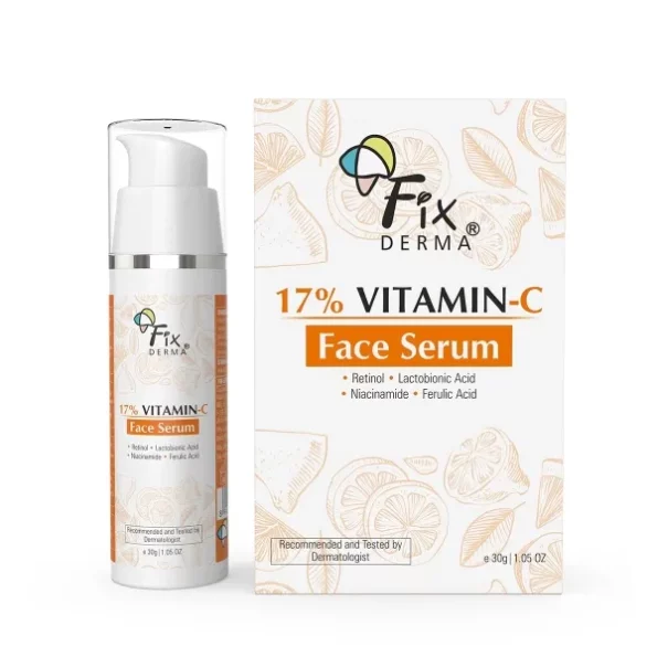 Fixderma 17% Vitamin C Face Serum - 30g, Herbkart8t761ac20bUBKEL.webp, Herbkart8t761ac20bUBKEL