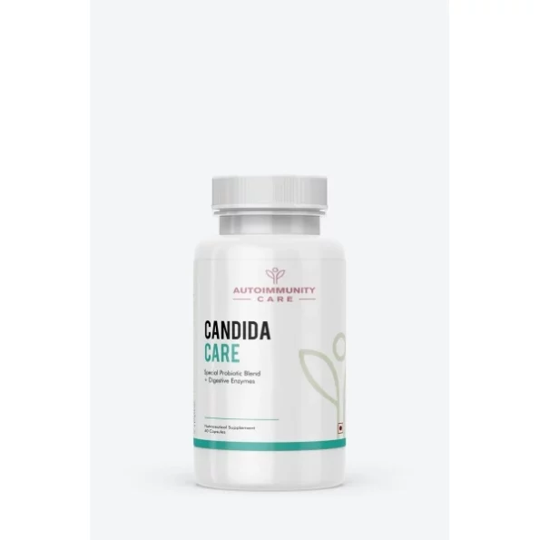 Autoimmunity Care: Candida Care - Special Probiotic Blend + Digestive Enzymes 60 Capsules available on Herbkart