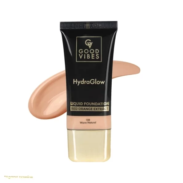 Good Vibes HydraGlow Liquid Foundation with Red Orange Extract - 138 Warm Natural (30ml), Herbkart8t761RBXwqsGlL.webp, Herbkart8t761RBXwqsGlL