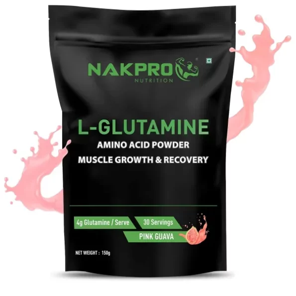 Nakpro L-Glutamine Powder, 4G Glutamine Per Serving, 30 Servings (Pink Guava, 150G), Herbkart8t771AYjJXXjZL.webp, Herbkart8t771AYjJXXjZL