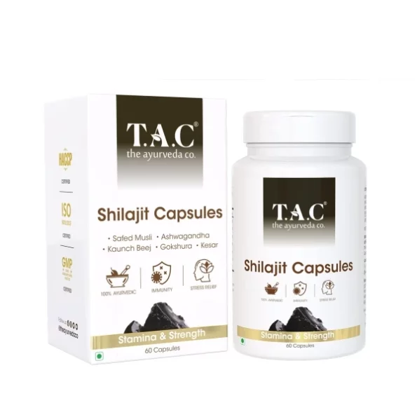 TAC - The Ayurveda Co. Shilajit Capsules, 60 Capsules, Herbkart8t7617QXY20f7OL.webp, Herbkart8t7617QXY20f7OL