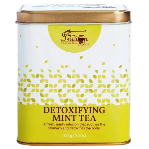 The Indian Chai - Detoxifying Mint Tea 100g, Herbkart8t771H4xQwpJdL.webp,