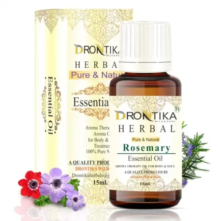 Drontika 100% Pure & Natural Rosemary Essential Oil (15 ml)