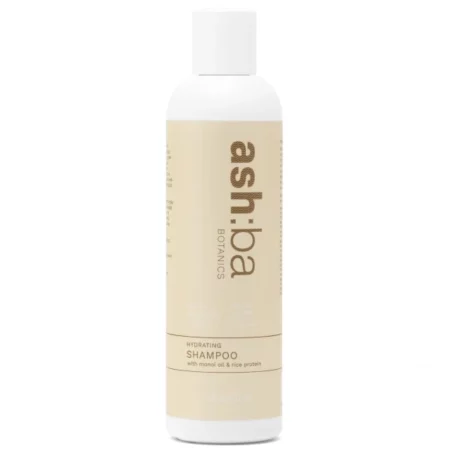 Ashba Botanics Hydrating Shampoo Straight,Wavy,Curly & Coily Hair|Curly Hair Shampoo Men & Women|Monoi Oil,Macadamia Oil,Green Tea Extract & Rice Protein|Hydrates,Balances Oil (Pack Of 1,237Ml)