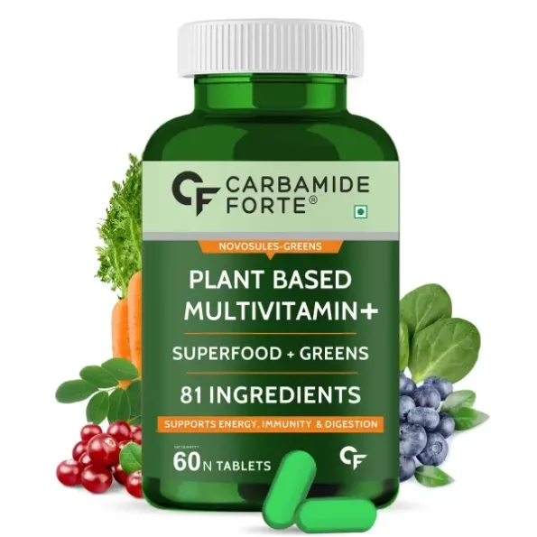 Carbamide Forte Plant Based Multivitamin Tablets (60 Veg Tablets) available on Herbkart