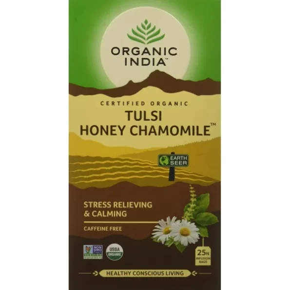 Organic India Honey Chamomile Tulsi - Pack of 25 Tea Bags, Herbkart8t791Vdv3Zj4FL.webp, Herbkart8t791Vdv3Zj4FL