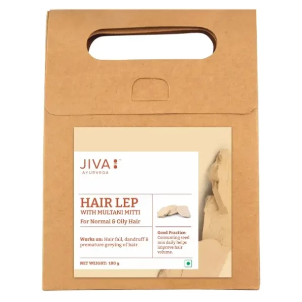 Jiva Ayurveda Hair Lep With Multani Mitti - 100 Gm available on Herbkart