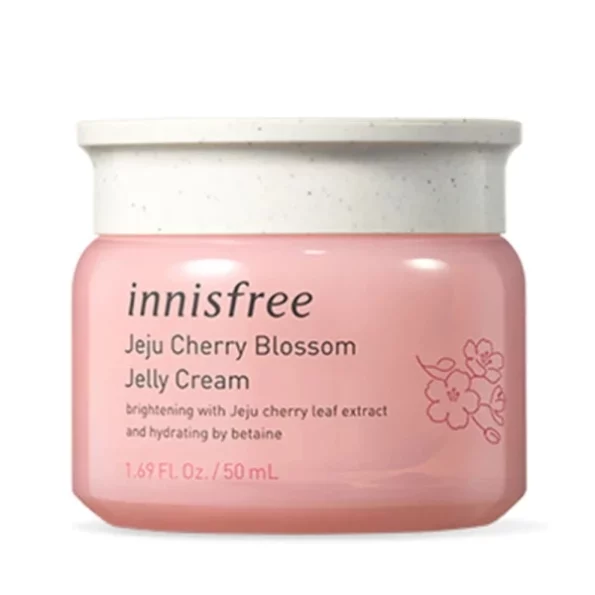 Innisfree Jeju Cherry Blossom Jelly Cream 50 ml with Niacinamide available on Herbkart