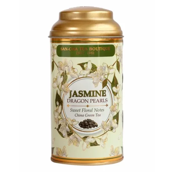 SAN-CHA Tea Boutique, Jasmine Pearls Tea (50Cups+) Dragon Pearls Green Tea, Best Jasmine Tea, Imported From Fujian, China, Jasmine Green Tea, 120 Gram, Herbkart8t7716J8NP9PnL.webp, Herbkart8t7716J8NP9PnL