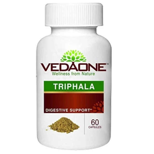 Vedaone Triphala 450mg - 60 Capsules For Digestive Support available on Herbkart