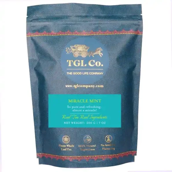 TGL Co. Miracle Mint Herbal Loose Tea Leaf 200 Gm, Herbkart8t781204zz47tWL.webp, Herbkart8t781204zz47tWL