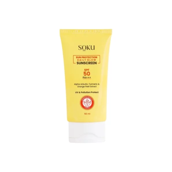 SOKU Sun Protection Daily Glow Sunscreen SPF 50 PA++++ , 50ml, Herbkart8t7512wPuaGdzL.webp, Herbkart8t7512wPuaGdzL