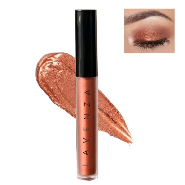 Lavenza Color Pop - Liquid Eyeshadow | Vegan, Silicone-free, Long-lasting, Smudge & Crease Proof, Light weight | 3.5 ml (Earthy Copper shade) Metallic shine, Herbkart8t761dgxUCUJGL.webp,