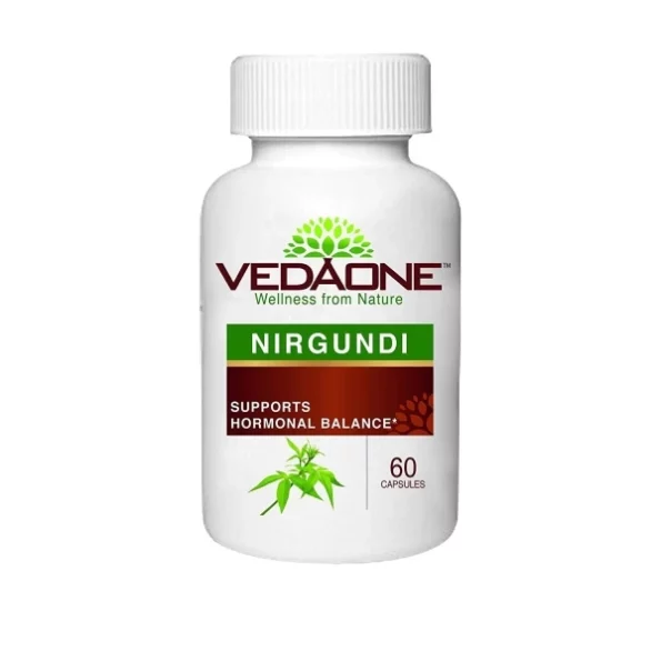 Vedaone Nirgundi 450mg - 60 Capsules For Overall Wellness available on Herbkart