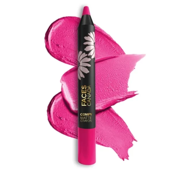 FACESCANADA Comfy Matte Lip Crayon - Floss & Flirt 09, 2.8g, Herbkart8t771v8J6i4yVL.webp, Herbkart8t771v8J6i4yVL