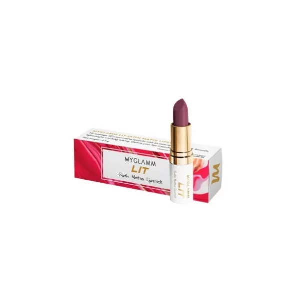 MyGlamm LIT Satin Matte Lipstick-Pretty Little Liars (Pink)-4.5 gm, Herbkart8t751dD5nUcW8L.webp, Herbkart8t751dD5nUcW8L