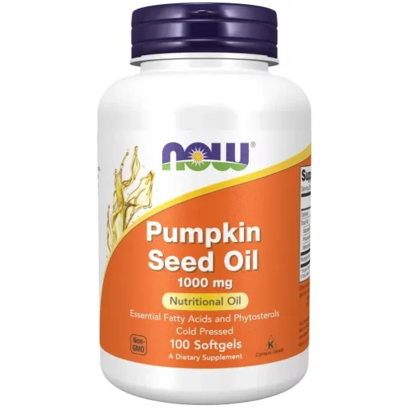 Now Foods, Pumpkin Seed Oil Softgels 1000mg - 100 Softgels, Herbkart8t781DZcdTI7wL.webp, Herbkart8t781DZcdTI7wL