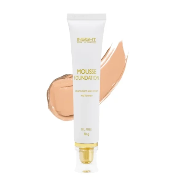 Insight Cosmetics Mousse Foundation with SPF - 15, 30gm (Mousse - 01), Herbkart8t7417GyNbksLL.webp, Herbkart8t7417GyNbksLL