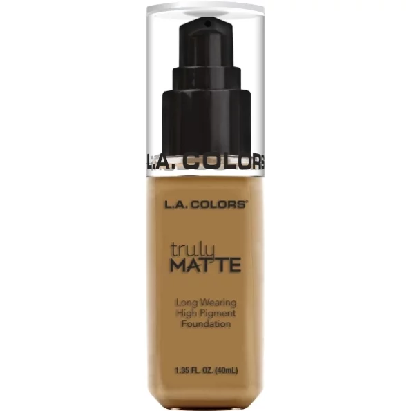 L.A. Colors Truly Matte Liquid Foundation, Deep Tan, 40ml, Herbkart8t761EebUvJIPL.webp, Herbkart8t761EebUvJIPL