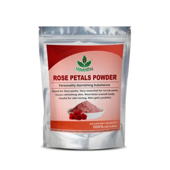 Havintha Rose Petals Powder For Natural Face Packs & Facial Mask Formulations - 227 grams, Herbkart8t771kbjY7yniL.webp, Herbkart8t771kbjY7yniL