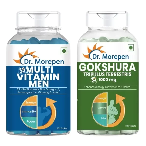 Dr. Morepen Multivitamins For Men With Omega 3 & Herbs - 60 Veg Tablets, Herbkart8t761RbPNCcXhL.webp, Herbkart8t761RbPNCcXhL