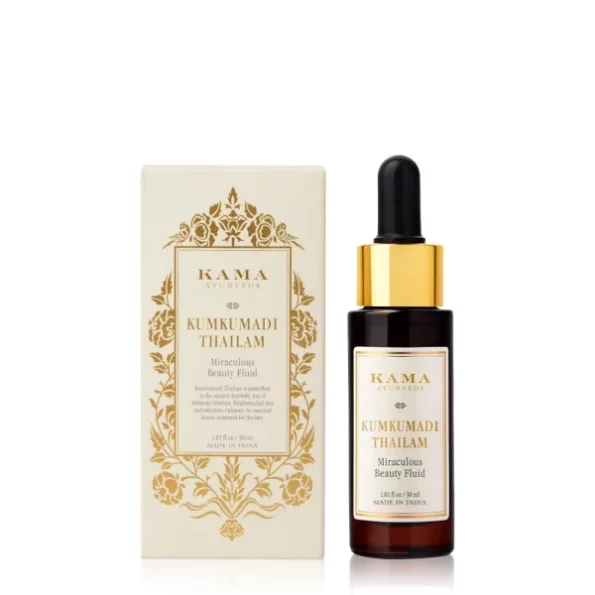 Kama Ayurveda Kumkumadi Thailam Miraculous Beauty Fluid Ayurvedic Night Serum (30ml), Herbkart8t751irB5YgUHL.webp, Herbkart8t751irB5YgUHL