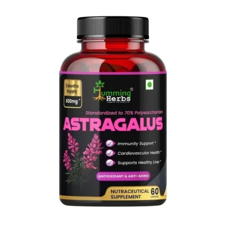 Humming Herbs Astragalus Root Extract Capsules - 60 Capsules