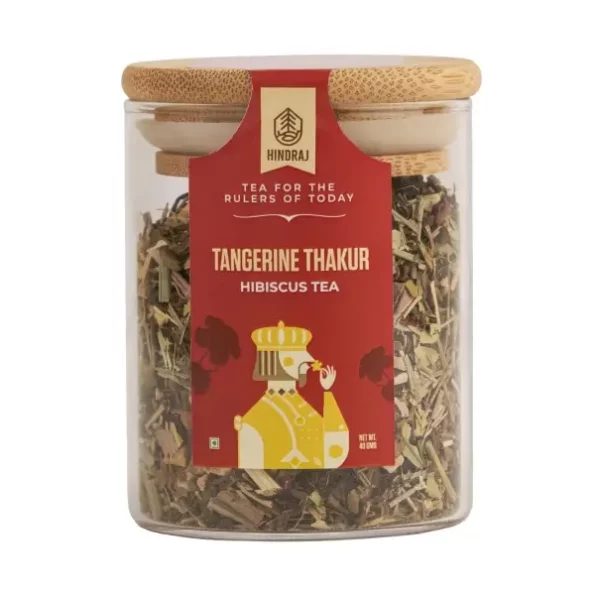 Hindraj Hibiscus Flower Herbal Tea (Tangerine Thakur) Loose Tea Leaves (40 g), Herbkart8t77155WfxsN-L.webp, Herbkart8t77155WfxsN L