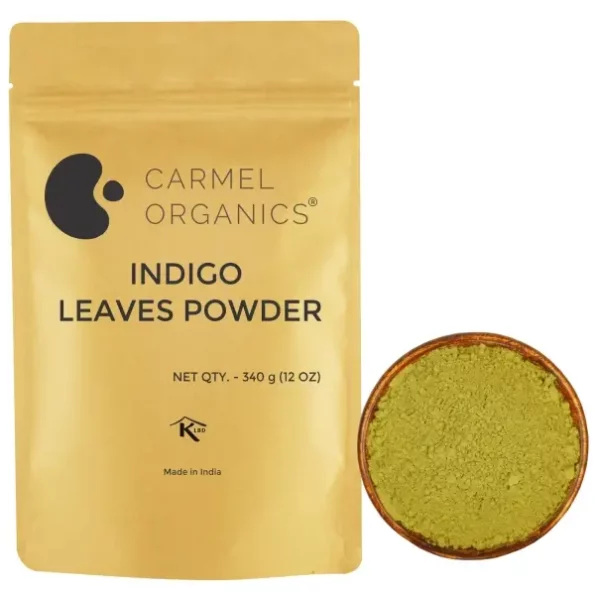 CARMEL ORGANICS Indigo Leaves Powder (340 Grams), Herbkart8t781fjiOTh7nL.webp, Herbkart8t781fjiOTh7nL