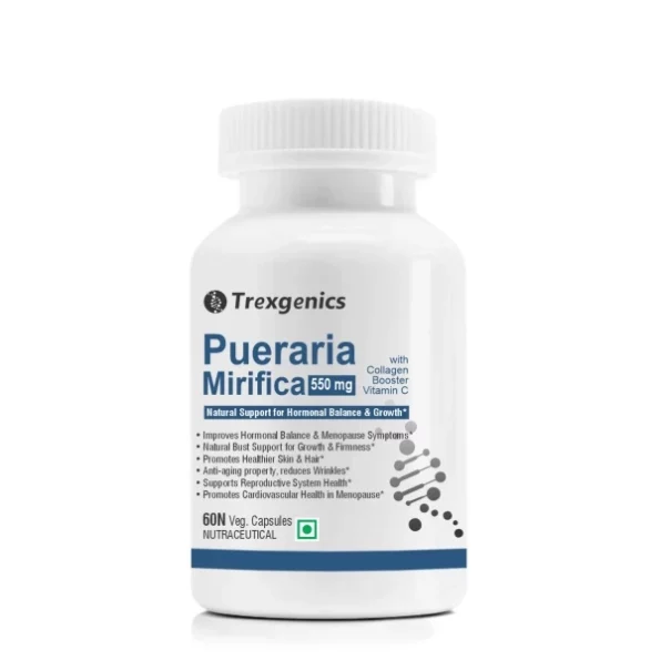 Trexgenics Pueraria Mirifica Extract 10:1 550Mg With Collagen Booster Vitamin C (60 Vcaps), Herbkart8t761trYFJfJrL.webp, Herbkart8t761trYFJfJrL