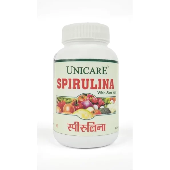 Unicare Spirulina -With Aloe Vera 60 Capsules, Boost Immune Power, Herbkart8t761JdjTs04EL.webp, Herbkart8t761JdjTs04EL