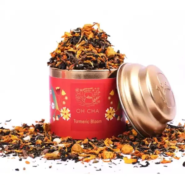 OH CHA - Turmeric Green Tea, 100% Whole Green Tea Leaves with Marigold, 35g Tin Caddy, Herbkart8t79120f4IKqzdL.webp, Herbkart8t79120f4IKqzdL