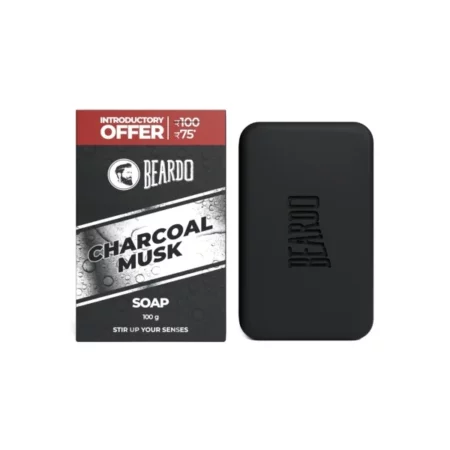 Beardo Charcoal Musk Soap (100g)