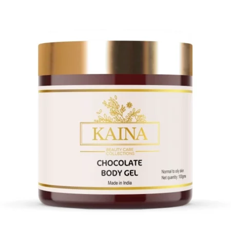 Kaina Chocolate Body Gel with aloevera and shea butter | 100 gm | Keeps your skin soft and smooth