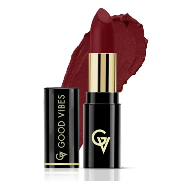 Good Vibes HydraGlow Creme Lipstick - Cherry Red (4.2g), Herbkart8t771vSWC56UvL.webp, Herbkart8t771vSWC56UvL