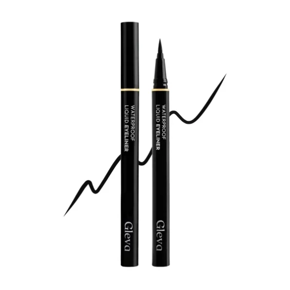 Gleva Liquid Eyeliner Pen Eye Makeup Waterproof Smudge proof Longwearing, Slim Tapered Tip Super Slim Liquid Eyeliner Quick Drying Formula Glides on Smoothly (Black), Herbkart8t7511mTp7ExfL.webp,