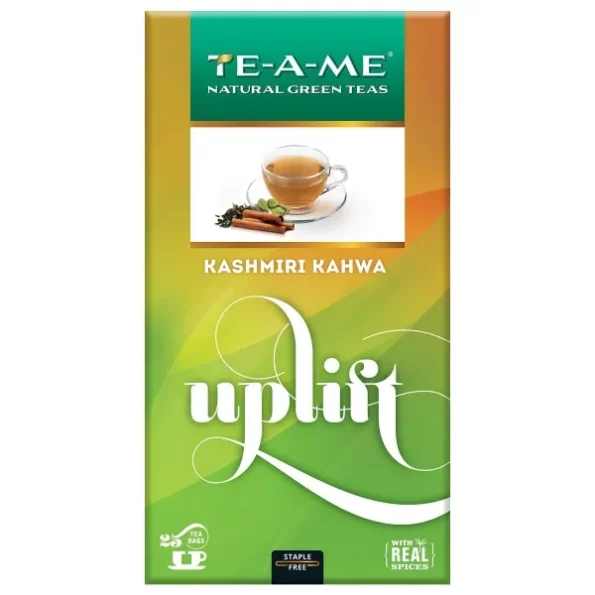 TE-A-ME Kashmiri Kahwa Green Tea Bags 25 pcs, Green Tea, Herbkart8t781VAtNgy20VL.webp, Herbkart8t781VAtNgy20VL