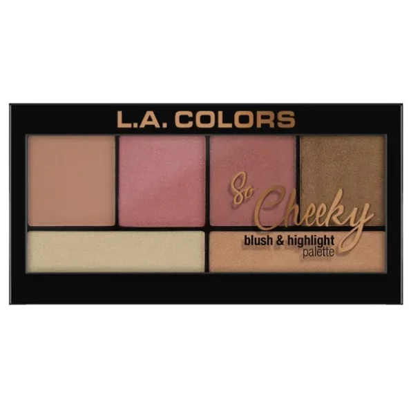 L.A. Colors So Cheeky Blush and Highlight Palette (Blush), Peaches and Cream, 22g, Herbkart8t781SZSMkuznL.webp, Herbkart8t781SZSMkuznL