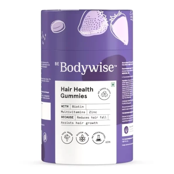 Be Bodywise Biotin Hair Gummies for Stronger, Shinier Hair & Nails, 60 Days Pack, Herbkart8t771ilhXnwyEL.webp, Herbkart8t771ilhXnwyEL