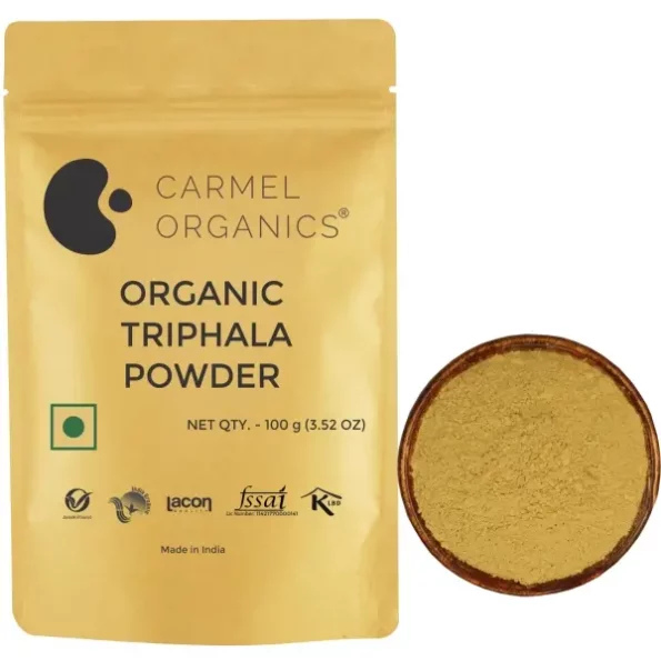 CARMEL ORGANICS Triphala Fruits Powder 100 Grams, Herbkart8t781Ov8zEIGQL.webp, Herbkart8t781Ov8zEIGQL