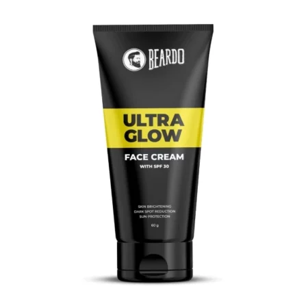 Beardo Ultraglow All in One Face Cream For Men with SPF 30, 60g | Aloe Vera With Vitamin E and Niacinamide for Skin Brightening & Dark Spots Reduction