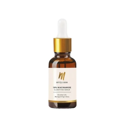 MyGlamm 10% Niacinamide Clarifying Serum, 30 ml | Face Serum for Acne Marks, Blemishes With Moringa & Tiger Grass