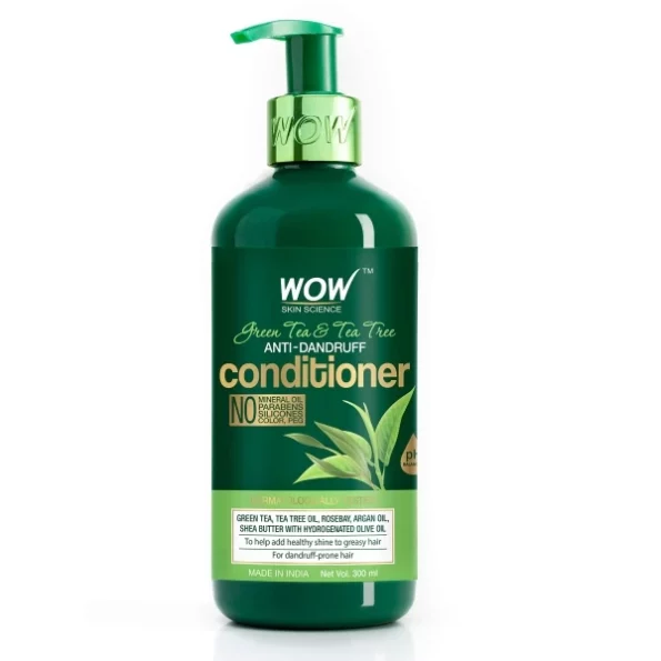 WOW Skin Science Green Tea & Tea Tree Anti-Dandruff Conditioner, 300 Millilitre, Herbkart8t781UWjI5Gg0L.webp, Herbkart8t781UWjI5Gg0L