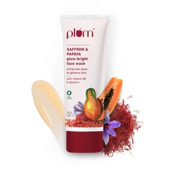 Plum Saffron & Papaya Glow & Brightening Face Wash 100 ml, Herbkart8t761GMPu8mKcL.webp, Herbkart8t761GMPu8mKcL