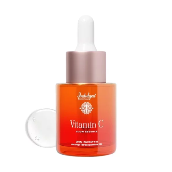 Indulgeo Essentials Vitamin C Glow Essence For Glowing Skin With Sugarcane Squalane 20ml, Herbkart8t751JHnlgz50L.webp, Herbkart8t751JHnlgz50L